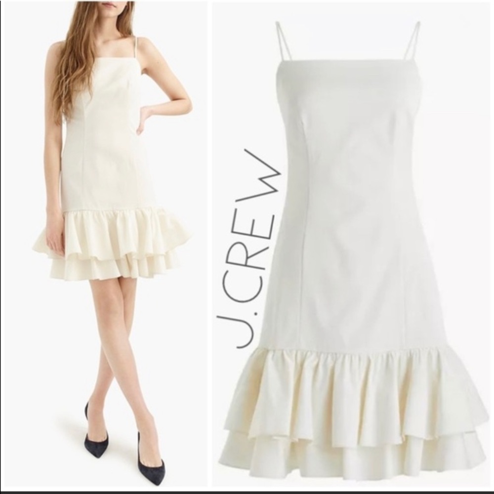 J.Crew ivory dress 4 NWT